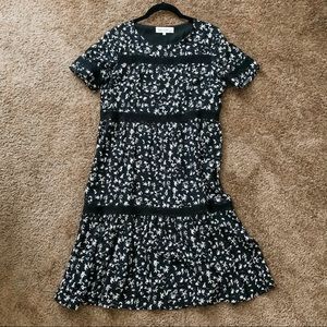 Called to Surf Floral Tiered Dress, Small